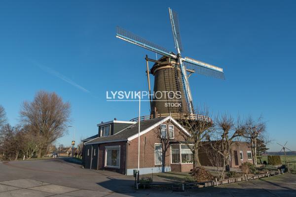 Korenmolen De Hoop in Oud-Alblas [00997527]