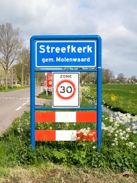 Streefkerk plaatsnaambord [01107831]