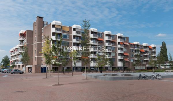 Panorama appartementencomplex  aan de Markt in Papendrecht [01107779]