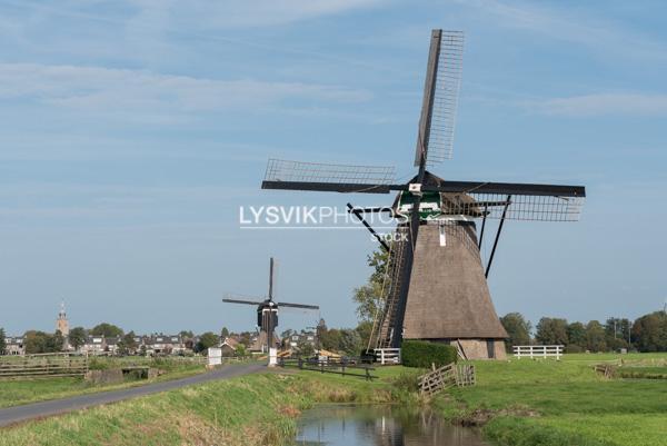 Achtkante molen en Kleine Tiendweg molen in Streefkerk [01110178]