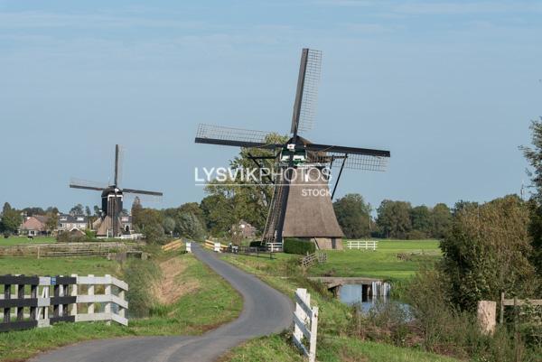 Achtkante molen en Kleine Tiendweg molen in Streefkerk [01110310]