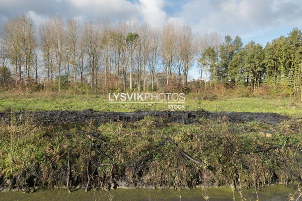 Onderhoud aan sloten in Alblasserbos  [VTF7435]