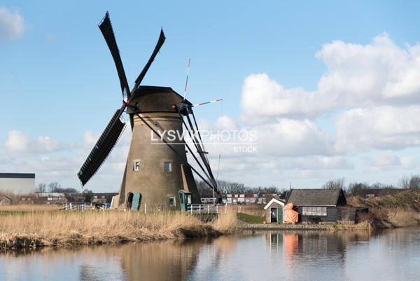 Molen Nederwaard no 1 in Kinderdijk