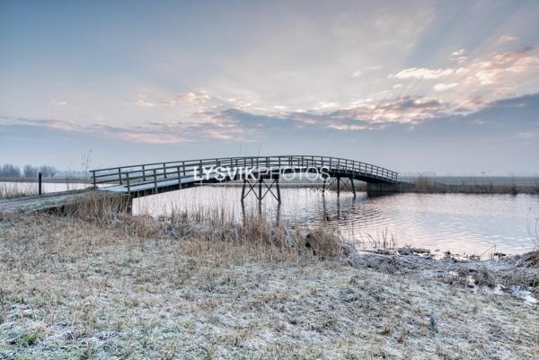 Brug over de groote of achterwaterschap in de Donkse Laagten [01118324]