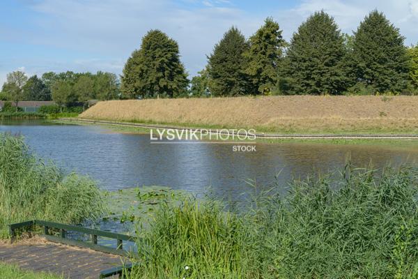 De zuidelijke vestingwallen in Nieuwpoort [0030515]