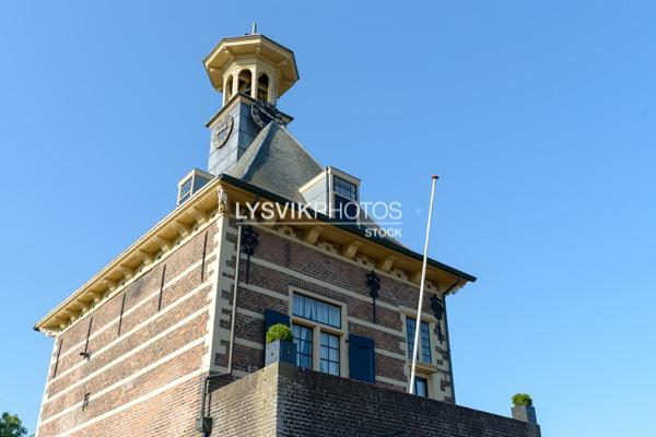 Klokkentoren van de Dalempoort in Gorinchem [0030267]