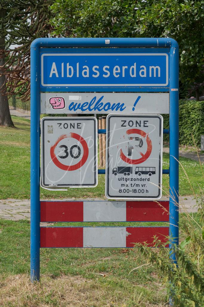 Plaatsnaambord Alblasserdam D8102154