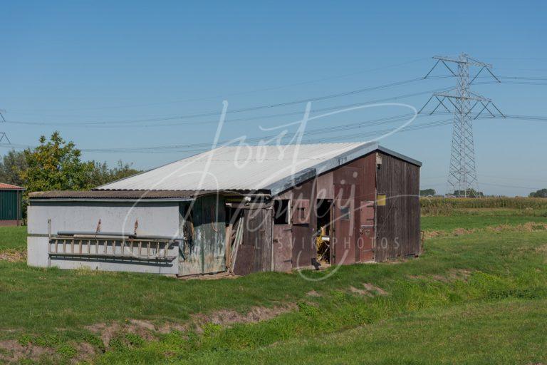 Oude schuren langs de Noordzijde D8103350