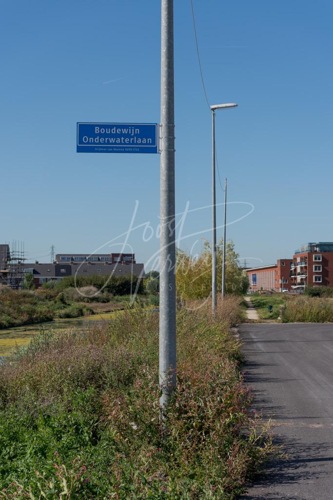 Straatnaambord Boudewijn Onderwaterlaan D8103401