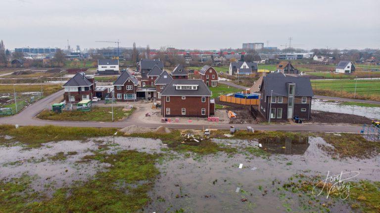 Woningen in aanbouw in het deelgebied Dorp D0094