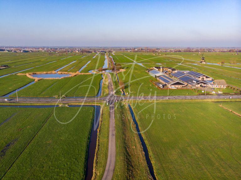 Luchtfoto wiel aan de Zijdeweg D00164