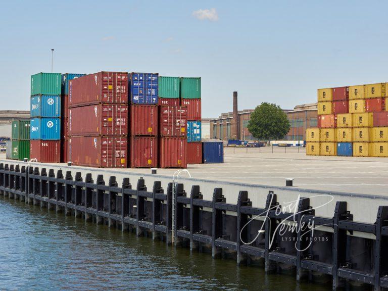 container opslagterrein polder nieuwland