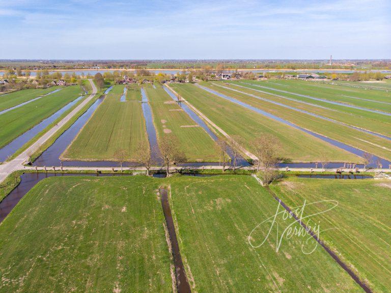 Kavelsloten in polderlandschap