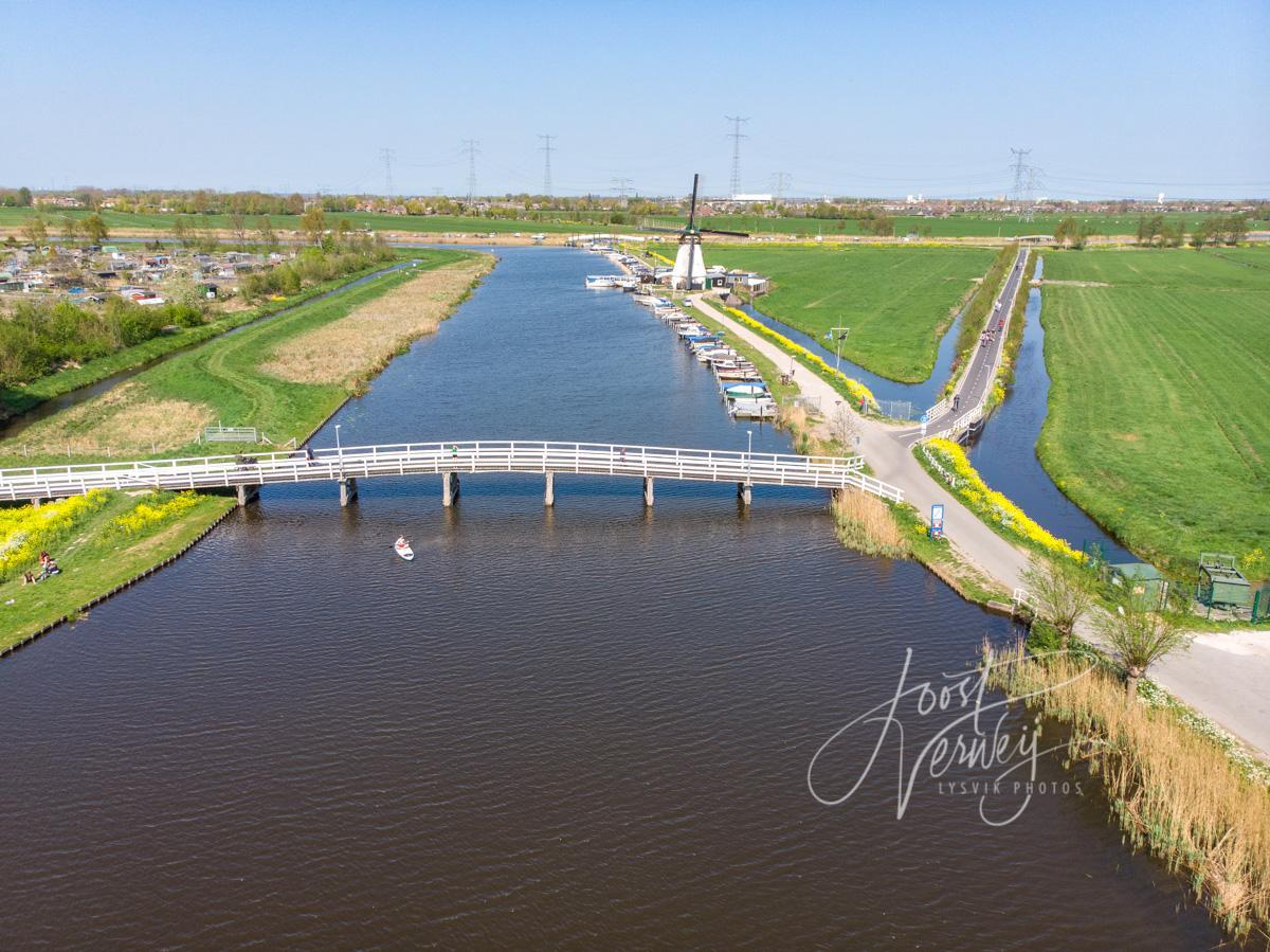 Brug over het Nieuwe Waterschap