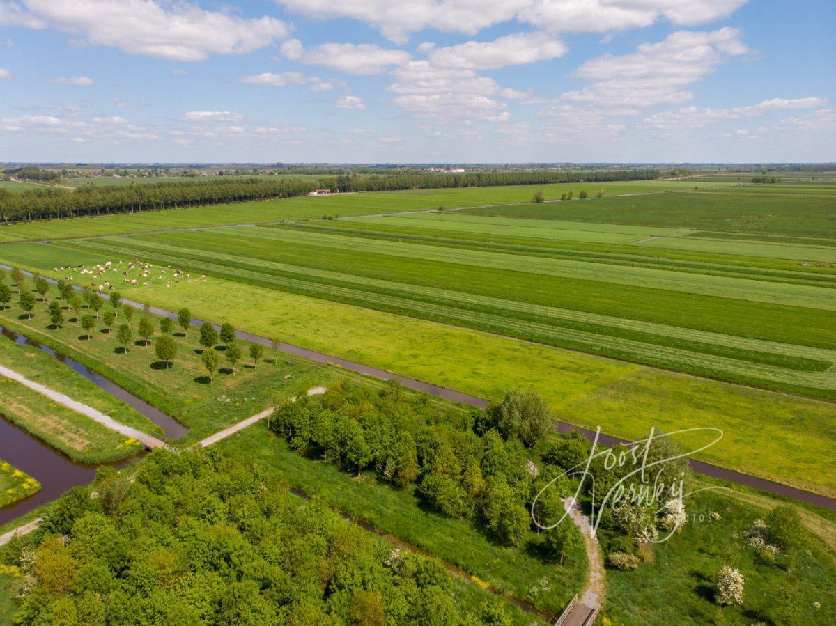 Luchtfoto polder Wijngaarden