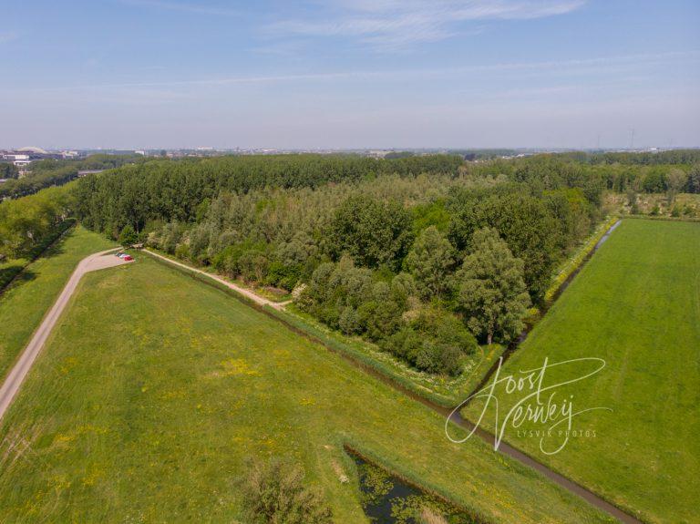 Luchtfoto Alblasserbos