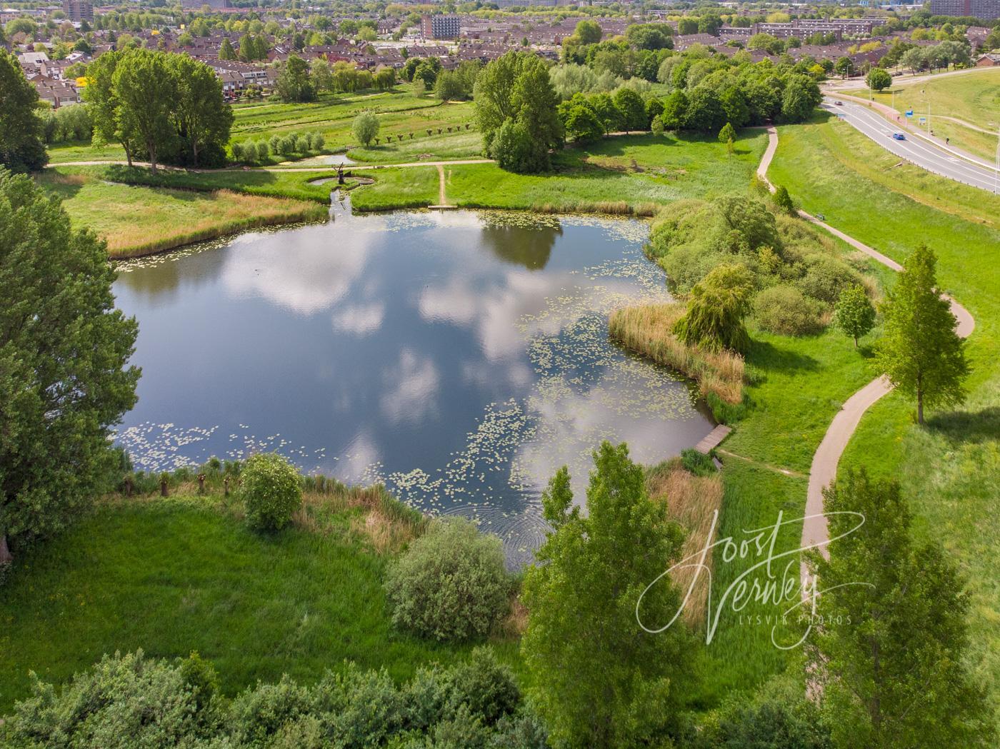 Luchtfoto Noordhoekse wiel