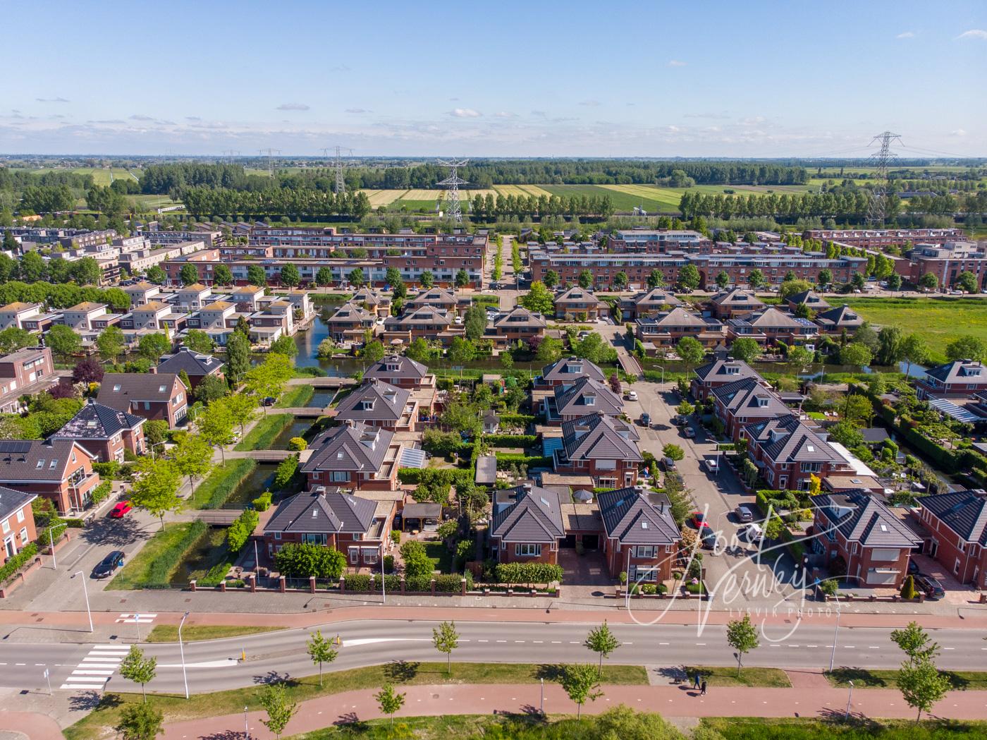 Luchtfoto wijk Oostpolder