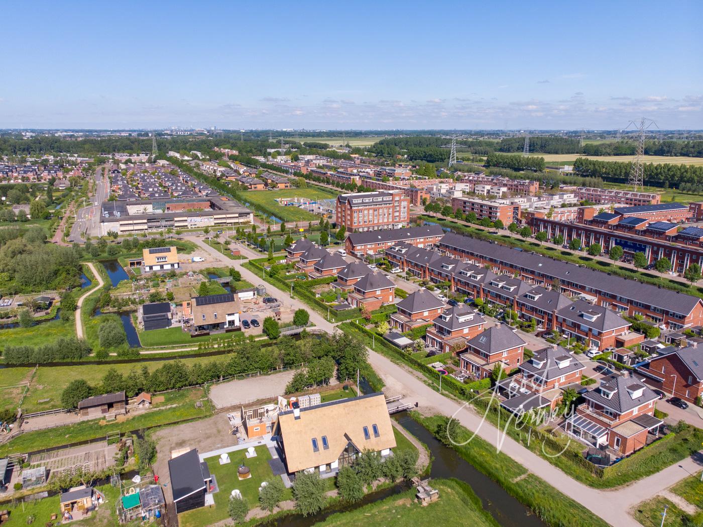 Luchtfoto wijk Oostpolder