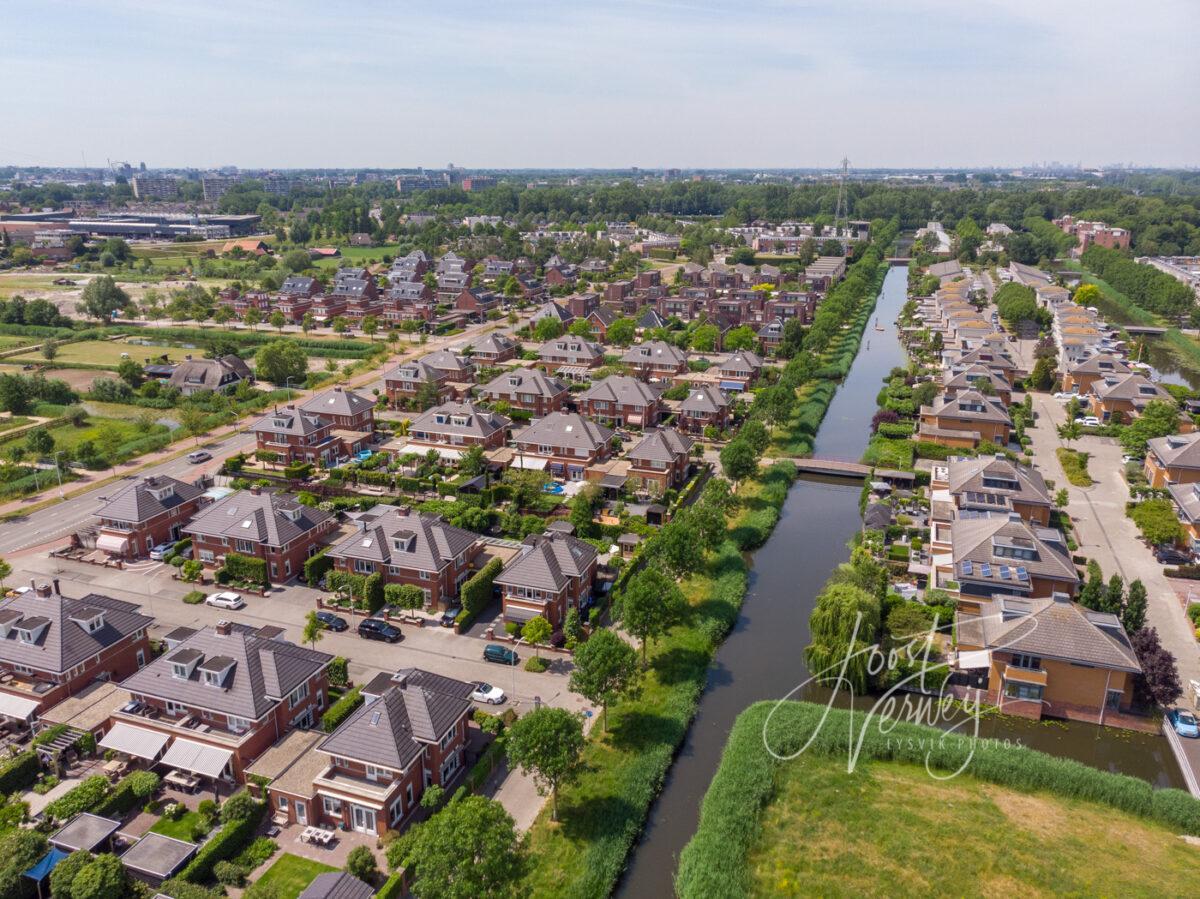 Luchtfoto wijk Oostpolder