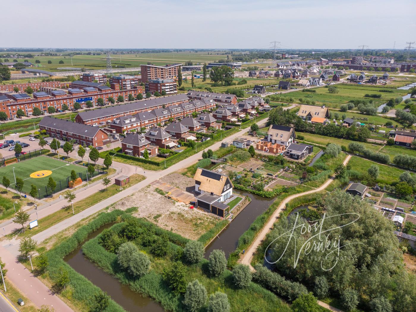 Luchtfoto wijk Oostpolder