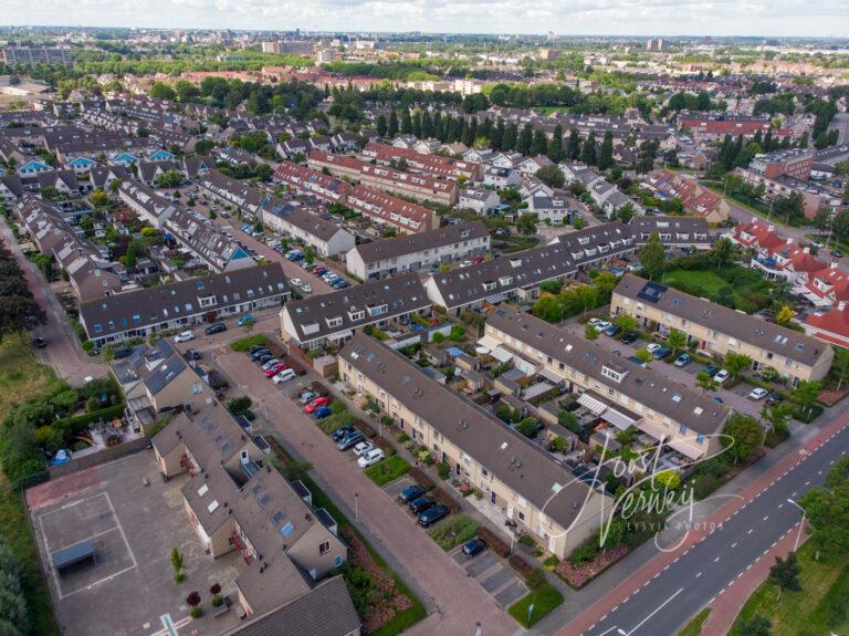 Luchtfoto wijk Wilgendonk Papendrecht