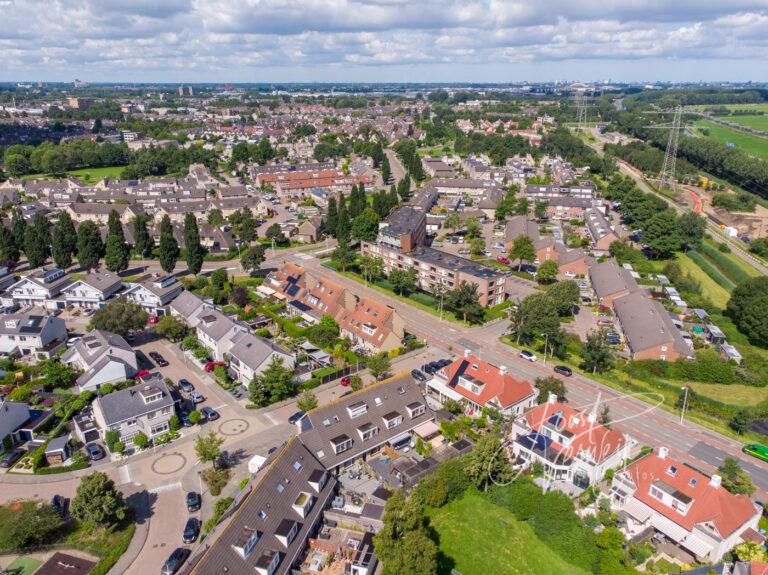 Luchtfoto wijk Wilgendonk Papendrecht