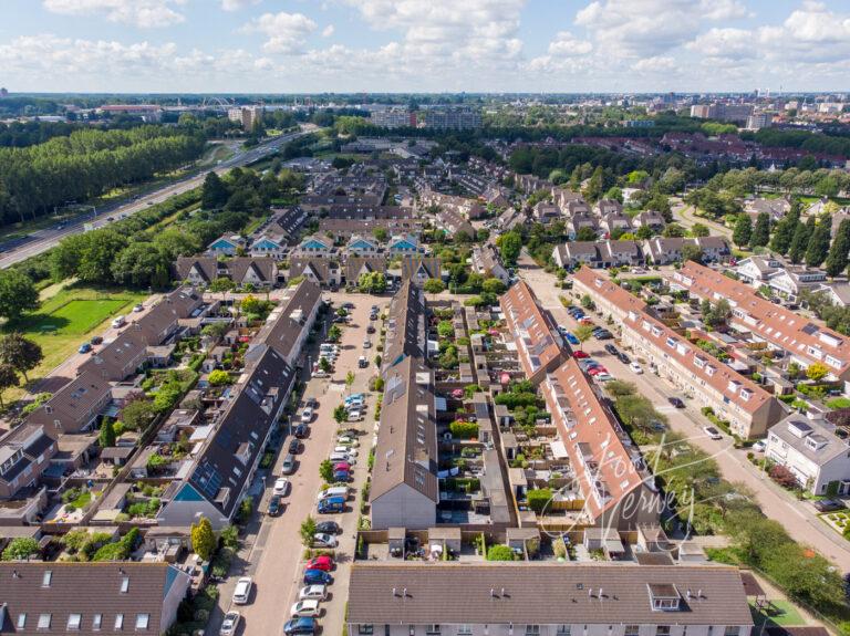 Luchtfoto wijk Wilgendonk Papendrecht