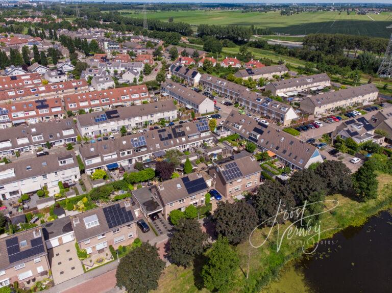 Luchtfoto wijk Wilgendonk Papendrecht