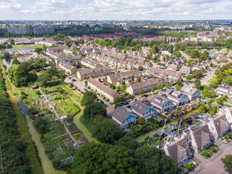 Luchtfoto wijk Wilgendonk