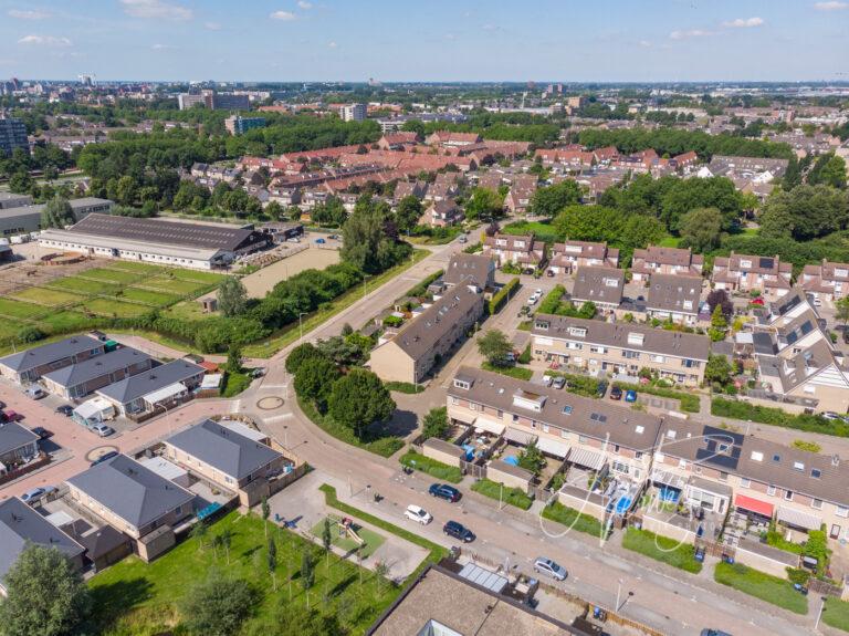 Luchtfoto wijk Wilgendonk Papendrecht