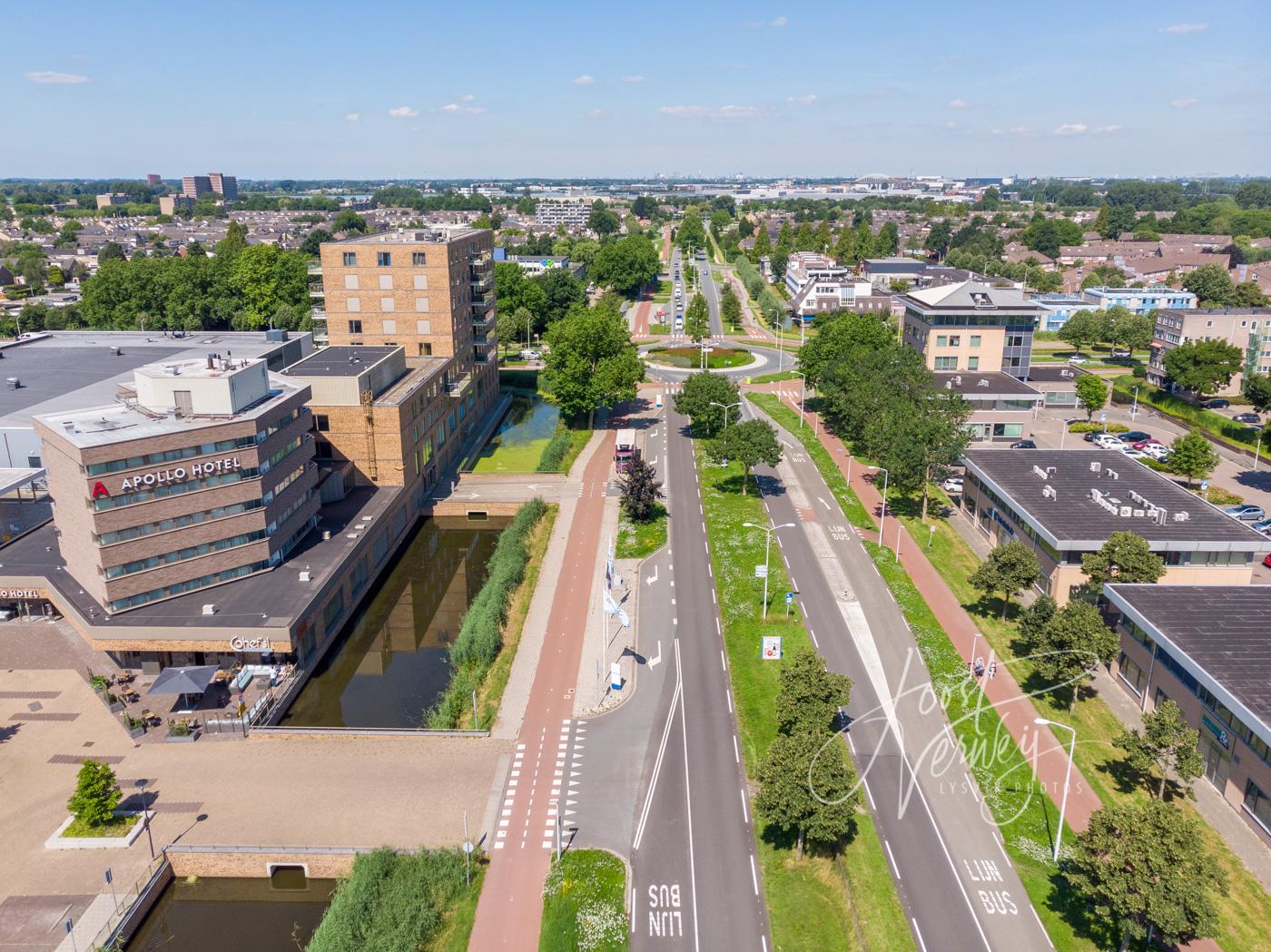 Luchtfoto wijk Kraaihoek Papendrecht