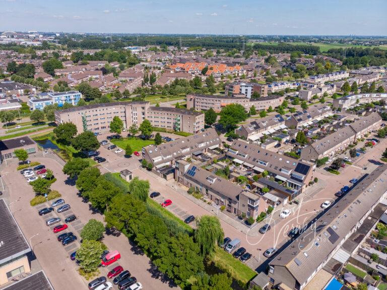 Luchtfoto wijk Wilgendonk Papendrecht