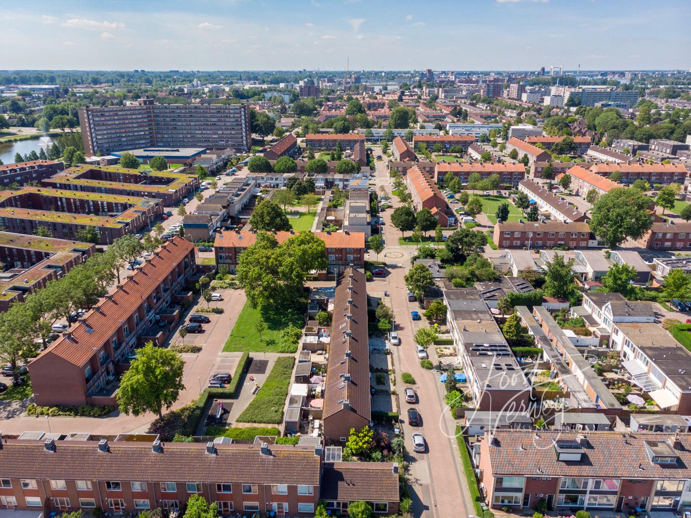 Luchtfoto wijk Kraaihoek Papendrecht