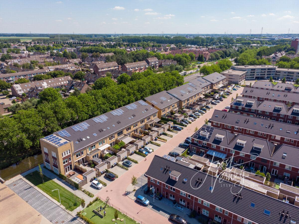 Luchtfoto wijk Kraaihoek Papendrecht