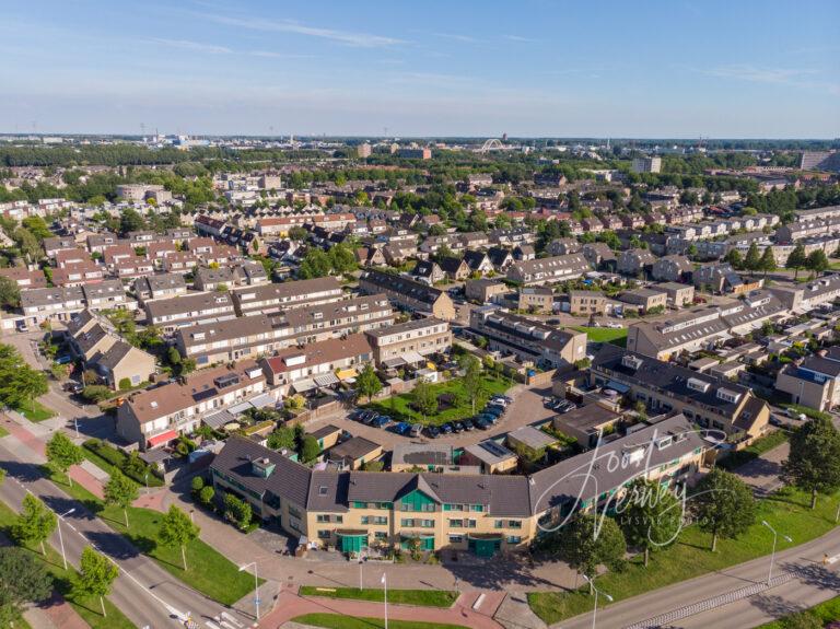 Luchtfoto wijk Wilgendonk Papendrecht