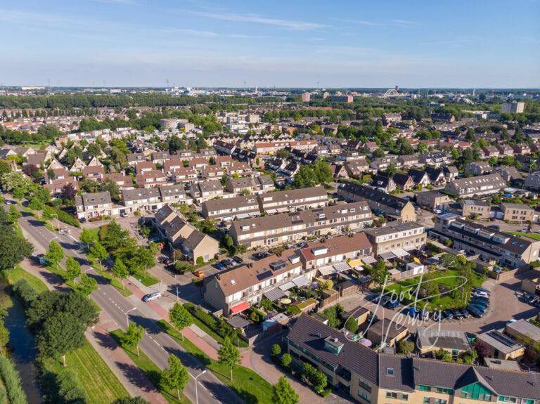 Luchtfoto wijk Wilgendonk Papendrecht