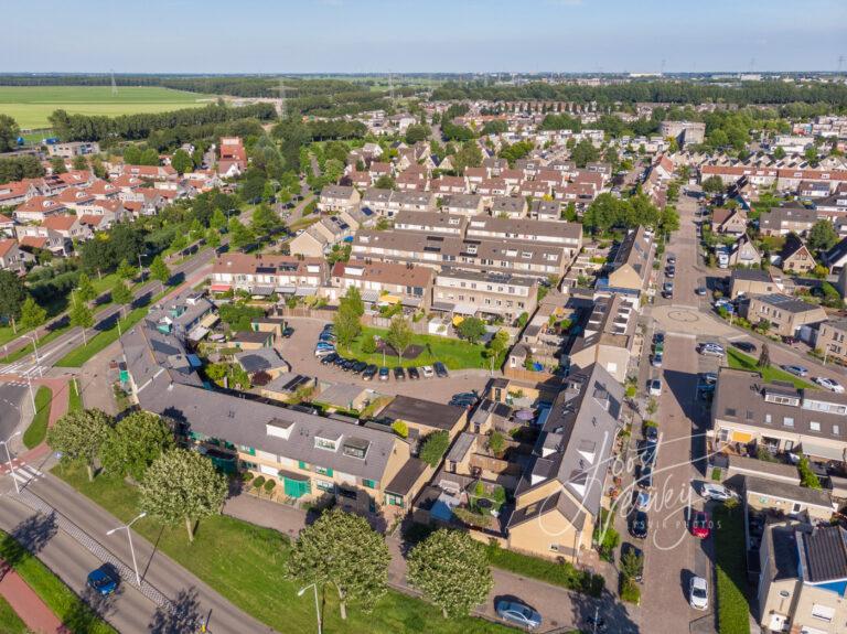 Luchtfoto wijk Wilgendonk Papendrecht