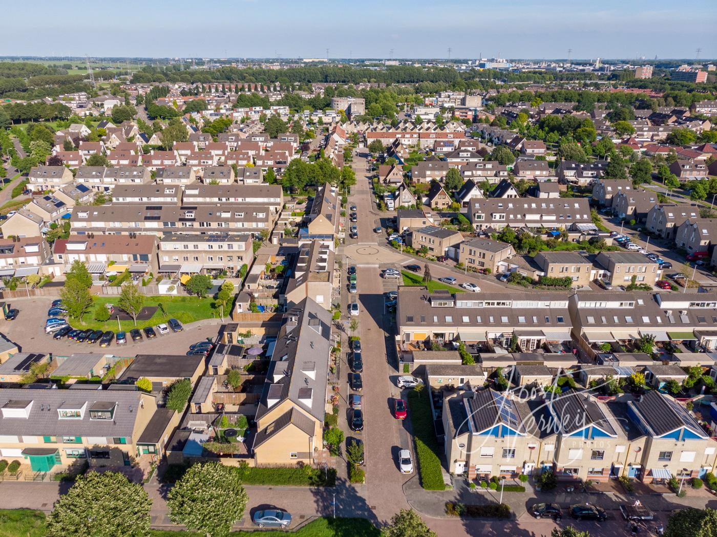 Luchtfoto wijk Wilgendonk Papendrecht