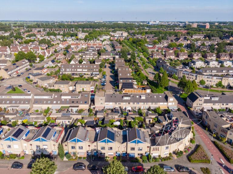 Luchtfoto wijk Wilgendonk Papendrecht