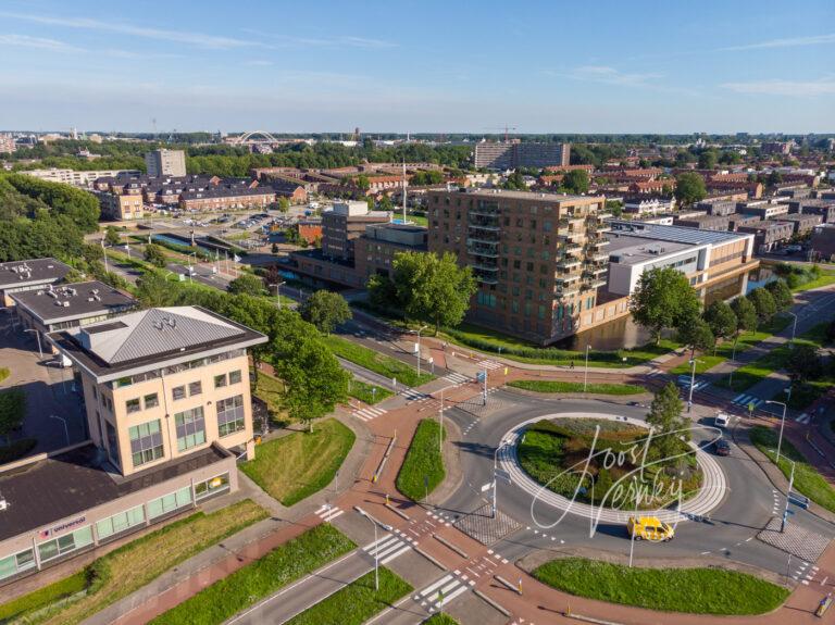 Luchtfoto wijk Wilgendonk Papendrecht