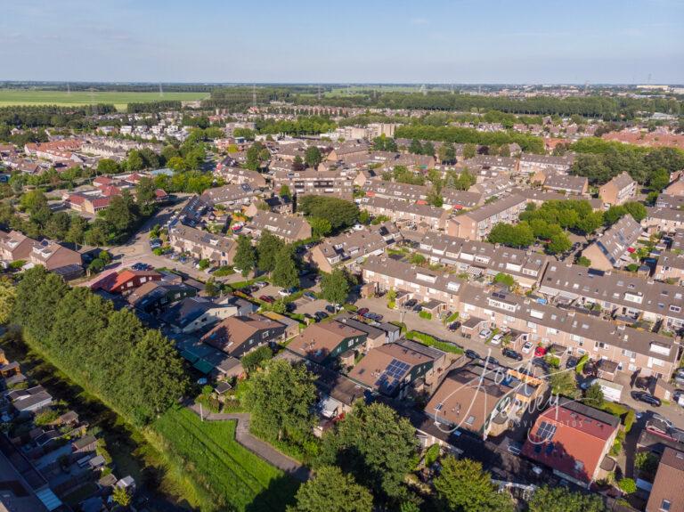 Luchtfoto wijk Wilgendonk Papendrecht