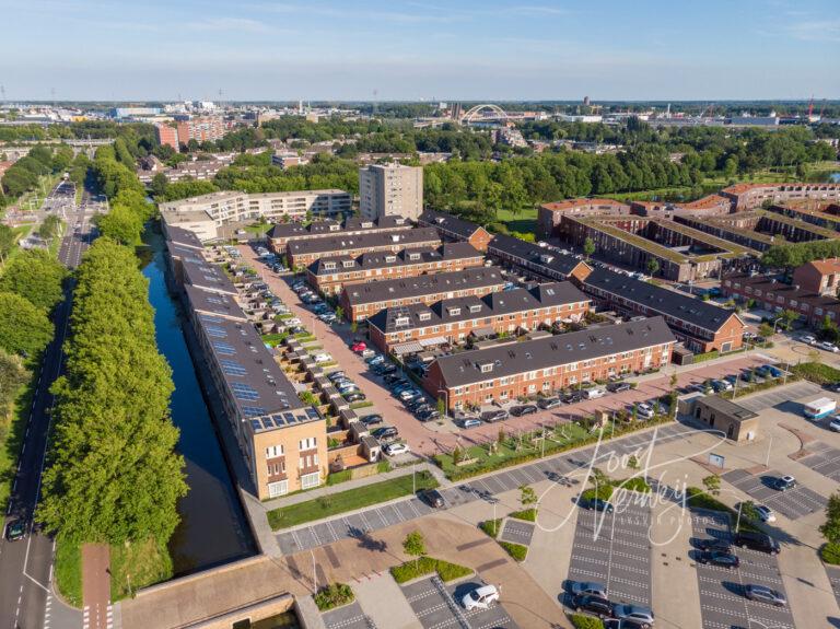 Luchtfoto wijk Kraaihoek Papendrecht