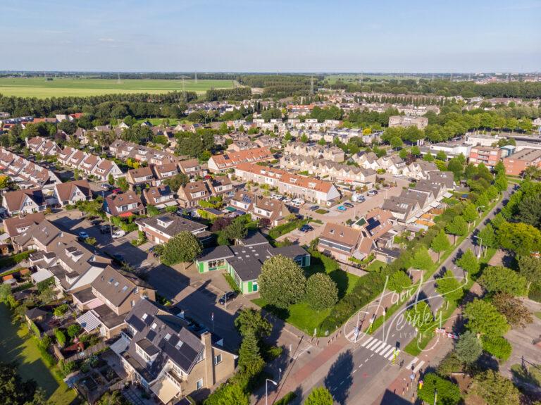 Luchtfoto wijk Wilgendonk Papendrecht