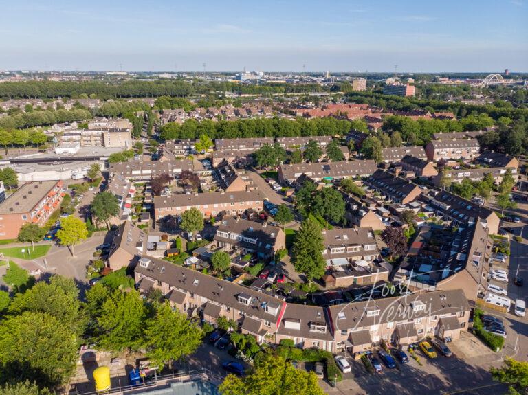 Luchtfoto wijk Wilgendonk Papendrecht