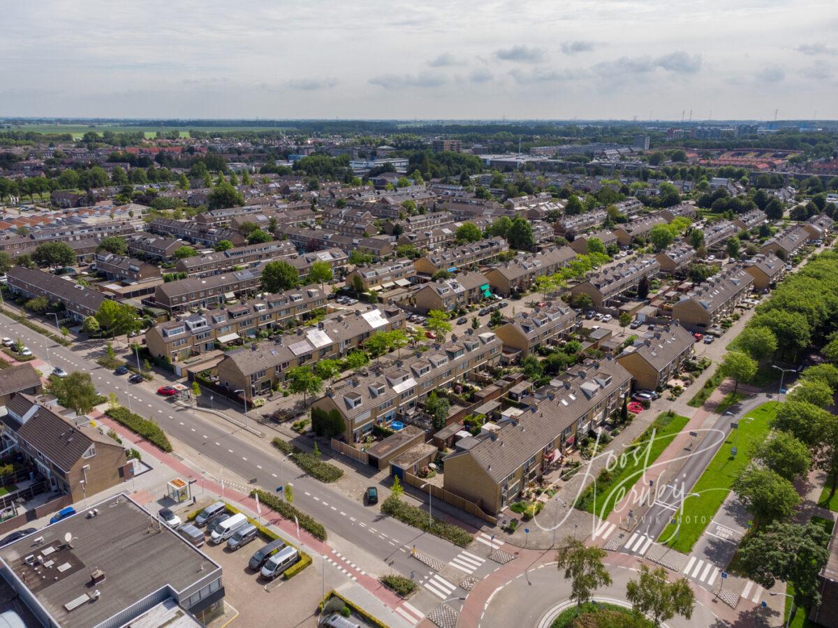 Luchtfoto wijk Westpolder Papendrecht