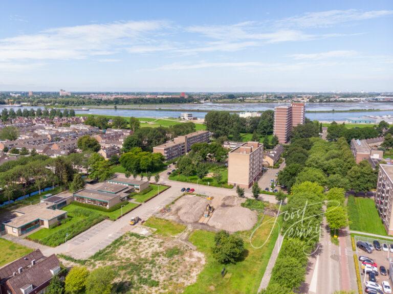 Luchtfoto wijk Westpolder Papendrecht