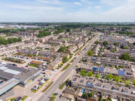 Luchtfoto wijk Westpolder Papendrecht