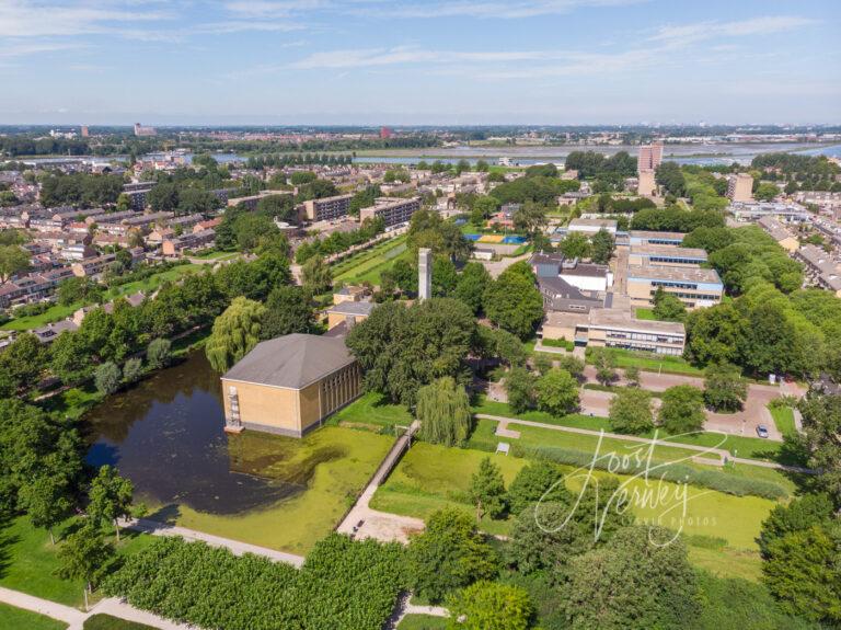 Luchtfoto wijk Westpolder Papendrecht