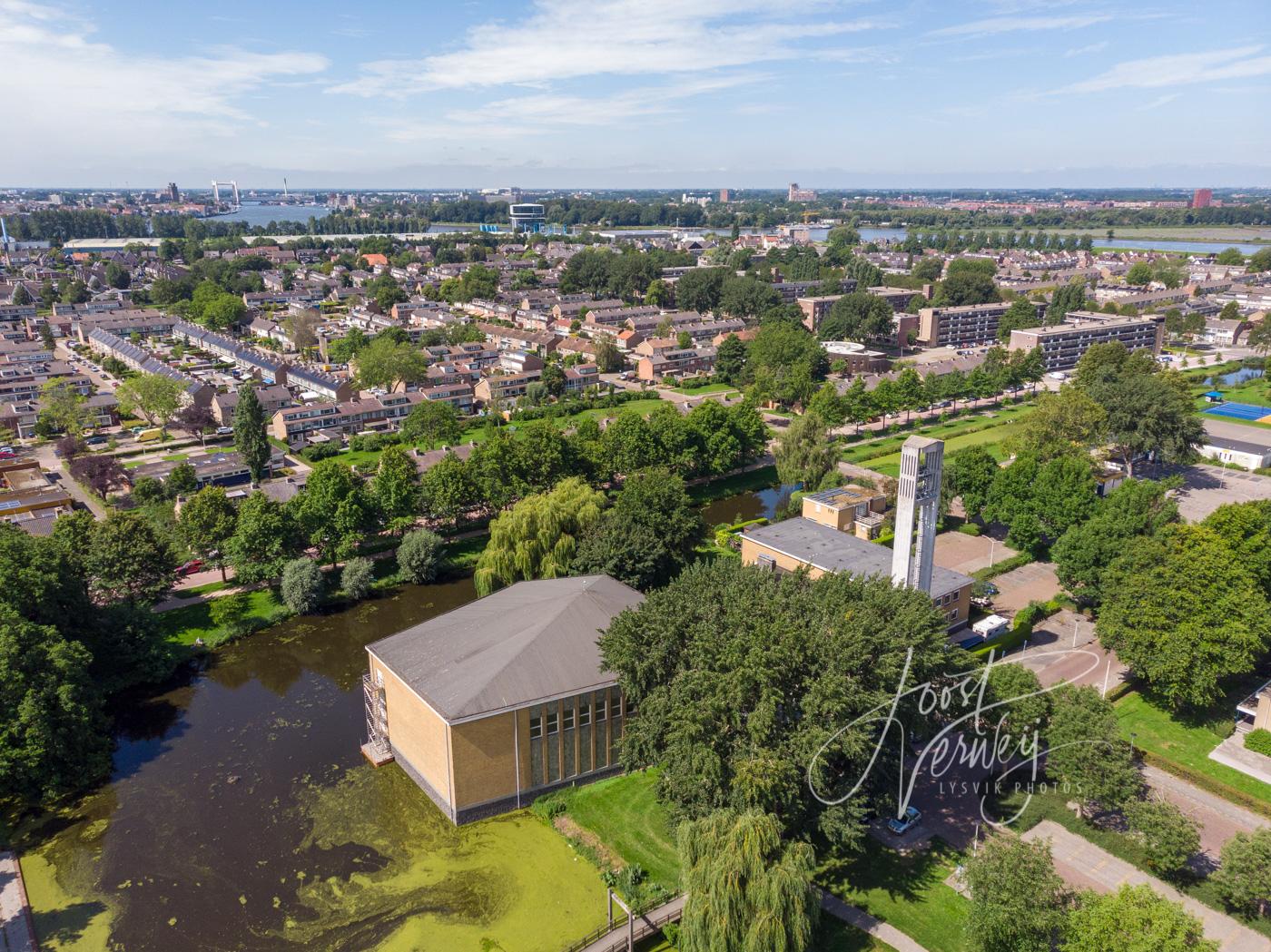 Luchtfoto wijk Westpolder Papendrecht